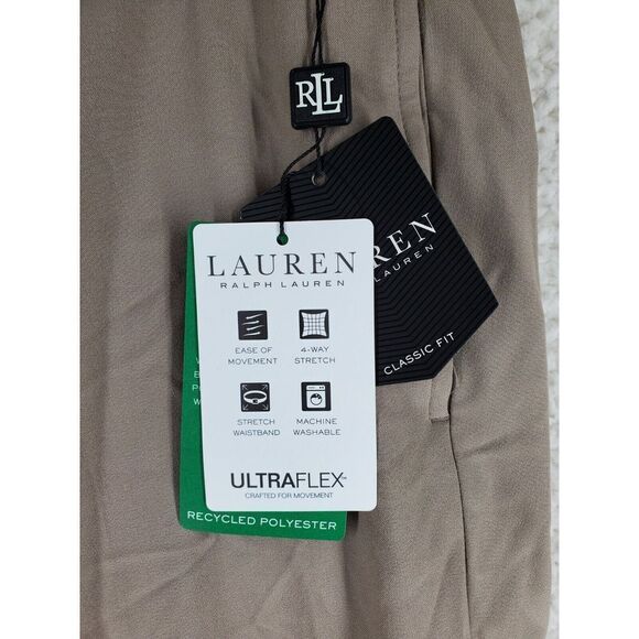 Ralph Lauren Ultraflex Pants Mens 36x30 Chino Classic Fit Beige Taupe Stretch - Picture 9 of 12